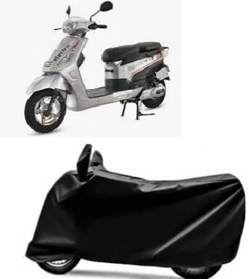 Tritika Waterproof Two Wheeler Cover for Hero(Electric Atria, Black)