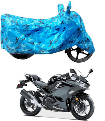 HYBRIDS COLLECTION Two Wheeler Cover for Kawasaki(Ninja 250, Blue)
