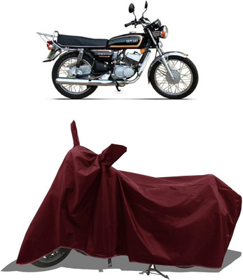 KEDIT Two Wheeler Cover for Yamaha(RX135, Maroon)