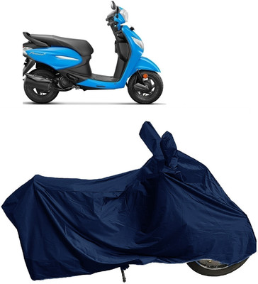DIGGU Two Wheeler Cover for Hero(Pleasure Plus, Blue)