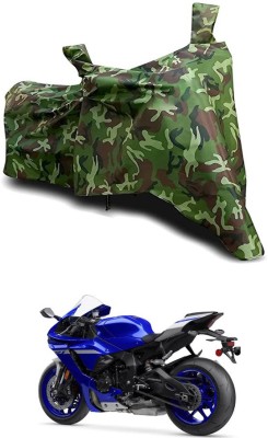 RONISH Two Wheeler Cover for Yamaha(YZF R1M BS6, Green)