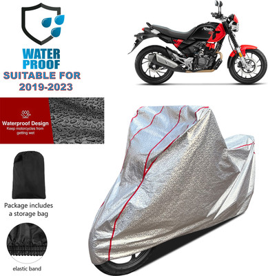 PAGORA Waterproof Two Wheeler Cover for Hero(Xpulse 200T, Silver)