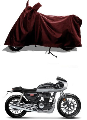 DeepShakshi AUTOMOTIVE Two Wheeler Cover for Honda(CB350RS, Maroon)