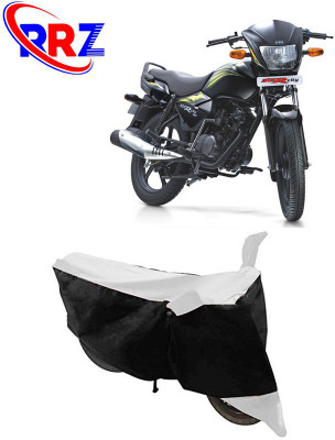 RRZ Waterproof Two Wheeler Cover for TVS(Star City, Black, White)