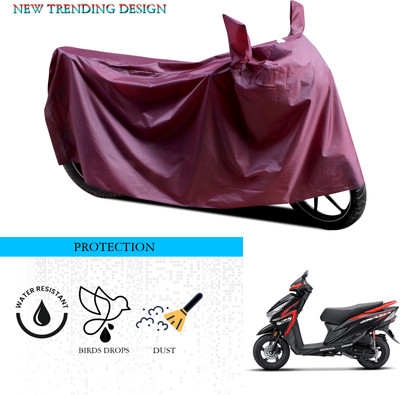 SnehaSales Waterproof Two Wheeler Cover for Honda(Grazia, Maroon)