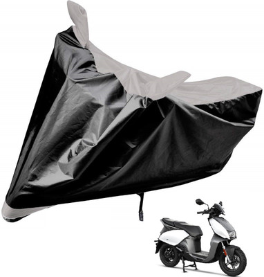 Auto Hub Two Wheeler Cover for Hero(Silver)