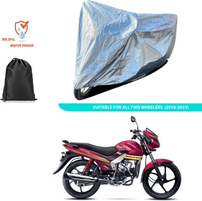 PAGORA Waterproof Two Wheeler Cover for Mahindra(Centuro Rockstar, Silver)