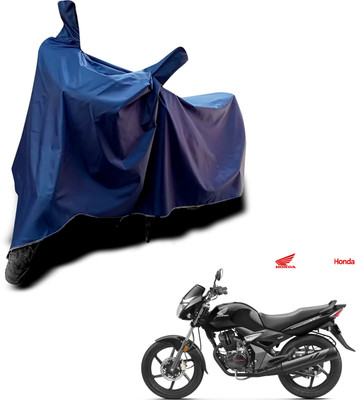 KEDIT Two Wheeler Cover for Honda(Unicorn Dazzler, Blue)