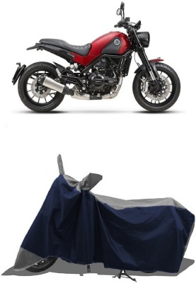 SUGASHRI Waterproof Two Wheeler Cover for Benelli(Leoncino, Grey, Blue)