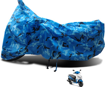 Euro Care Waterproof Two Wheeler Cover for Honda(Dio, Blue)