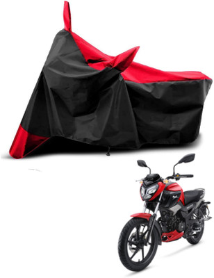 AASHTIK MART Two Wheeler Cover for Universal For Bike(Raider, Red, Black)