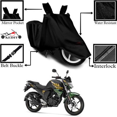 KEDIT Two Wheeler Cover for Yamaha(SZ-RR, Black)