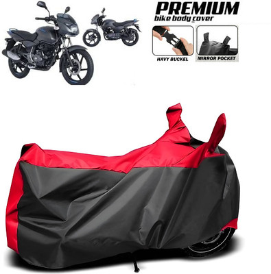 smwzxyu Waterproof Two Wheeler Cover for Bajaj(Pulsar 135, Red, Black)