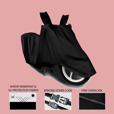 Lakshmina Enterprises Waterproof Two Wheeler Cover for Bajaj(Pulsar 135, Black)