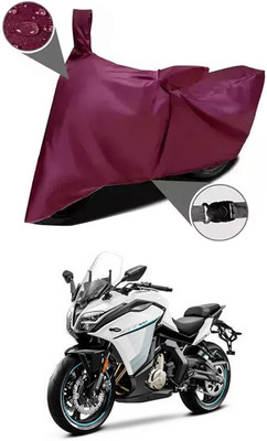 Mdstar Waterproof Two Wheeler Cover for CFMoto(BS6, Maroon)