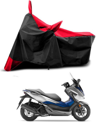 AASHTIK MART Two Wheeler Cover for Universal For Bike(PCX 125 BS6, Red, Black)