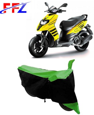 FFZ Two Wheeler Cover for Aprilia(SR 150, Black, Green)