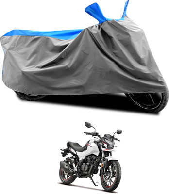 GOSHIV-car and bike accessories Waterproof Two Wheeler Cover for Hero(Xtreme 200R, Grey, Blue)