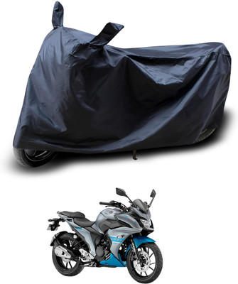 smwzxyu Waterproof Two Wheeler Cover for Yamaha(Fazer 25 BS6, Black)