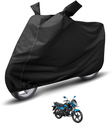 MOCKHE Waterproof Two Wheeler Cover for Hero(Splendor I Smart, Black)