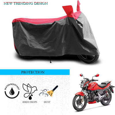 GOSHIV-car and bike accessories Waterproof Two Wheeler Cover for Hero(Xtreme Sports, Grey, Red)