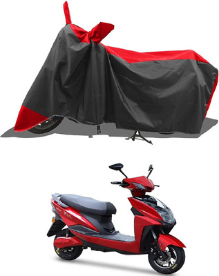 KEDIT Two Wheeler Cover for Techo Electra(Electra, Red)