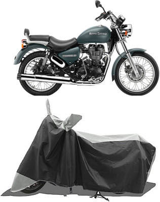 GROFATIK Two Wheeler Cover for Royal Enfield(Thunderbird 500, White)