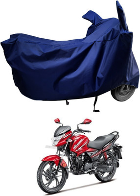 Amexride Two Wheeler Cover for Hero(Glamour i3s, Blue)