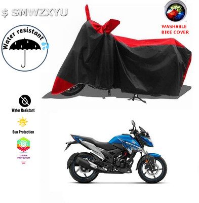 smwzxyu Waterproof Two Wheeler Cover for Honda(CBR300R BS6, Red, Black)