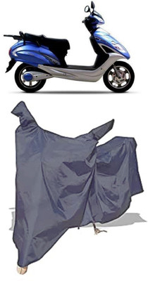 Amexride Two Wheeler Cover for Lohia(Fame, Grey)