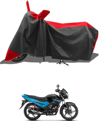 Mdstar Waterproof Two Wheeler Cover for Hero(Glamour i3s, Red, Black)