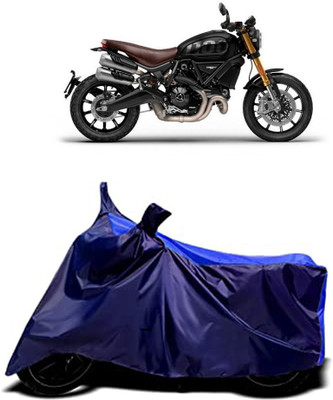 VESMEI Two Wheeler Cover for Ducati(Scrambler 1200 BS6, Blue)