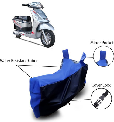 APNEK Waterproof Two Wheeler Cover for Hero(Blue, Black)