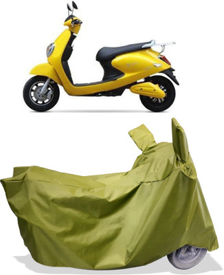 Amexride Two Wheeler Cover for Techo Electra(Emerge BS6, Maroon)