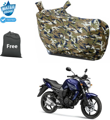 CODOKI Waterproof Two Wheeler Cover for Yamaha(FZ-FI BS6, Yellow)