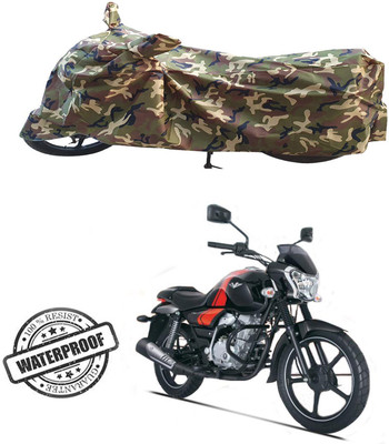 Autoinnovation Waterproof Two Wheeler Cover for Bajaj(V12, Multicolor)