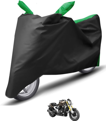Caronix Waterproof Two Wheeler Cover for TVS(Zeppelin, Green)