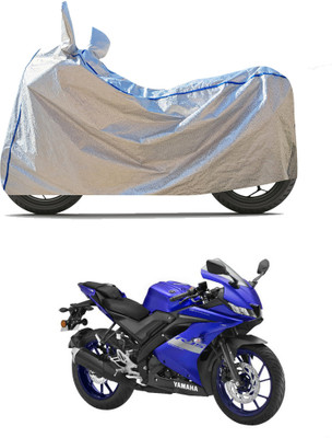 PAGORA Waterproof Two Wheeler Cover for Yamaha(YZF R1 BS6, Silver)