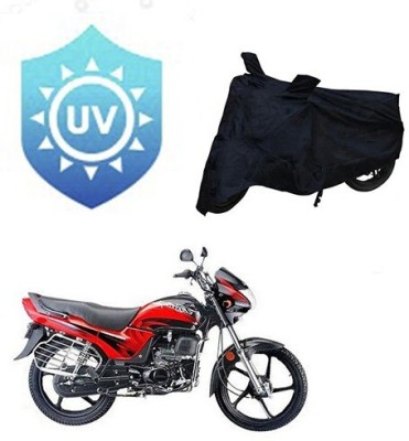 MMSSTAR Waterproof Two Wheeler Cover for Honda(Passion Plus, Black)