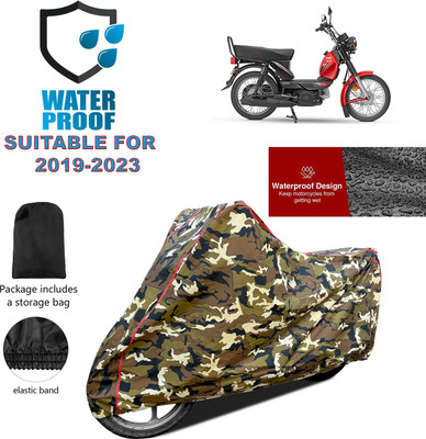PAGORA Waterproof Two Wheeler Cover for TVS(XL 100 Comfort, Yellow)
