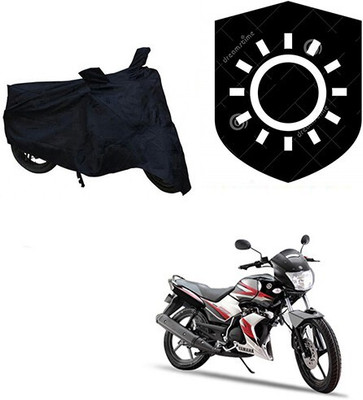 MMSSTAR Waterproof Two Wheeler Cover for Yamaha(SS 125, Black)
