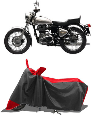 SPECTUS Two Wheeler Cover for Royal Enfield(Bullet Electra Twinspark, Red)