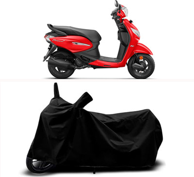 RABABLI Waterproof Two Wheeler Cover for Hero(Pleasure Plus, Black)