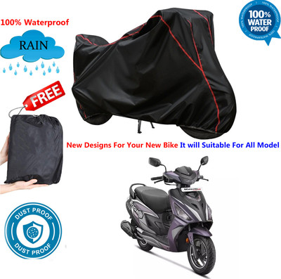 OliverX Waterproof Two Wheeler Cover for Hero(Maestro Electric, Black)