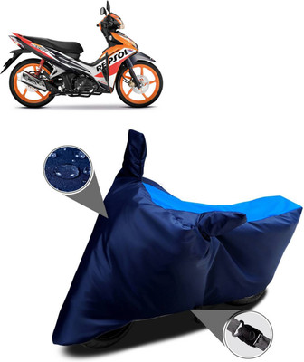 PAGORA Waterproof Two Wheeler Cover for Honda(Blade 125, Blue)