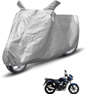 MOCKHE Waterproof Two Wheeler Cover for Bajaj(Discover 135, Silver)