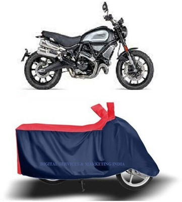 DeepShakshi AUTOMOTIVE Waterproof Two Wheeler Cover for Ducati(Scrambler 1100, Blue)
