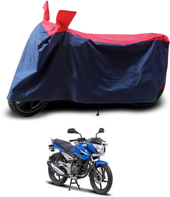 KEDIT Two Wheeler Cover for Bajaj(XCD 125cc, Red, Blue)