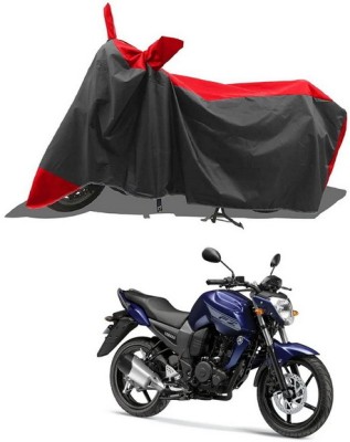 PAGORA Waterproof Two Wheeler Cover for Yamaha(FZ-FI BS6, Red, Black)