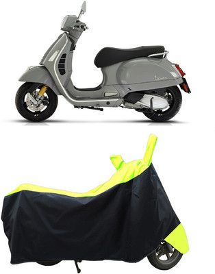 Coxtor Waterproof Two Wheeler Cover for Vespa(GTS 300 BS6, Yellow)